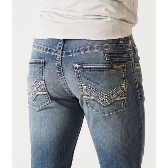 ✨BKE Men's Blue Jake Straight Stretch Sz 31S Jeans✨ - Picture 2 of 8